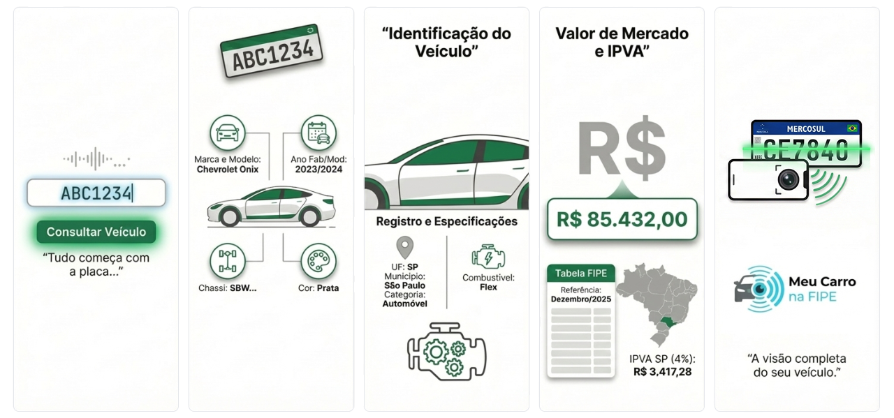 Meu Carro na FIPE - Consulta de veículos